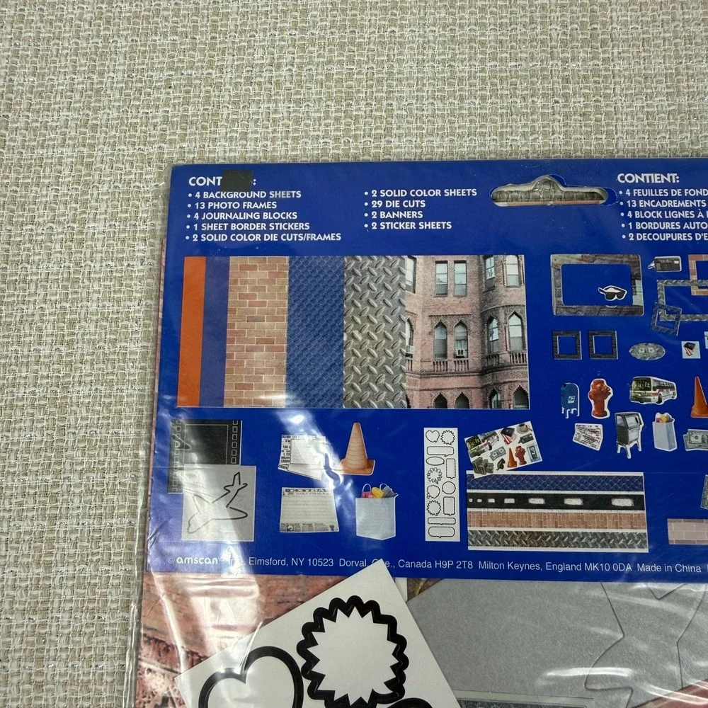 Memory Kits Urban‎ Scene 6-Page Scrapbook Kit 59 Pieces Scrapbooking